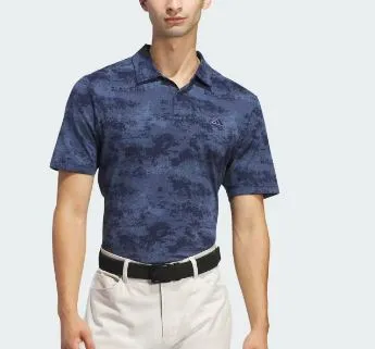 Adidas Go-To Printed Mesh Polo Shirt - GM0039