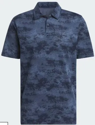 Adidas Go-To Printed Mesh Polo Shirt - GM0039