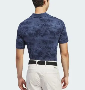 Adidas Go-To Printed Mesh Polo Shirt - GM0039
