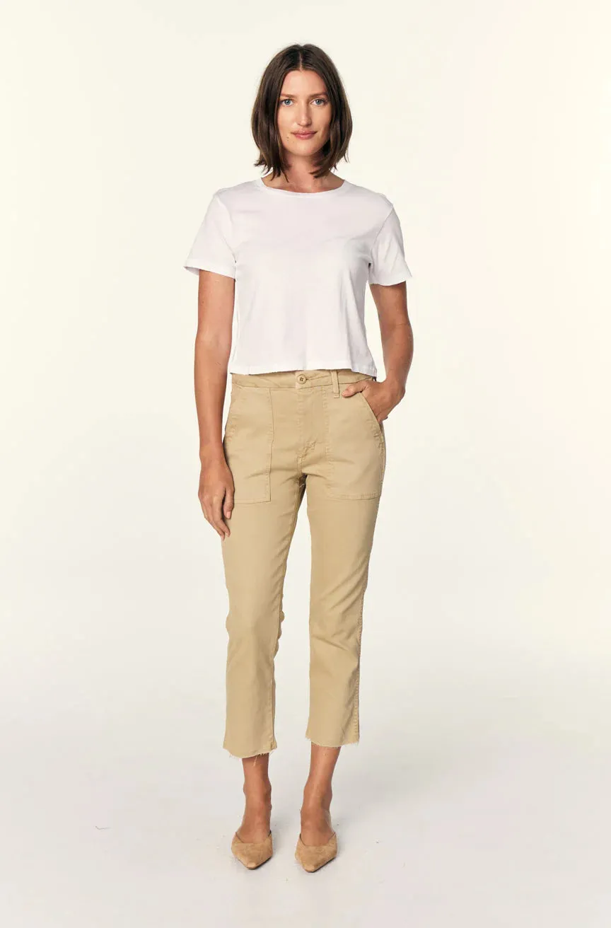 AMO Denim Easy Trouser - Parchment