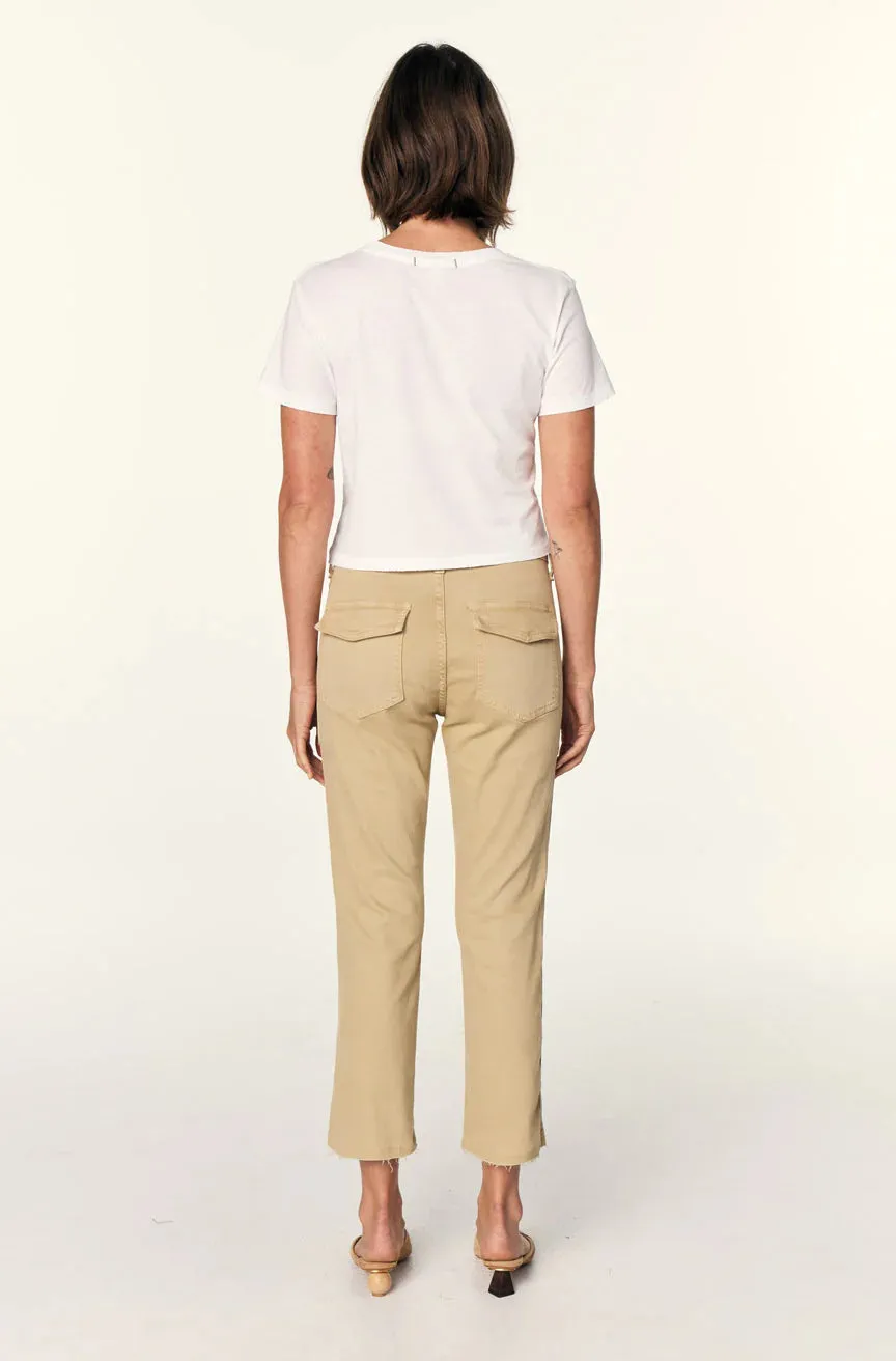 AMO Denim Easy Trouser - Parchment