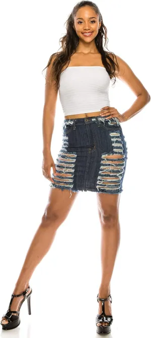 Aphrodite Skirt for Women - Casual Fashion Jeans Skirt