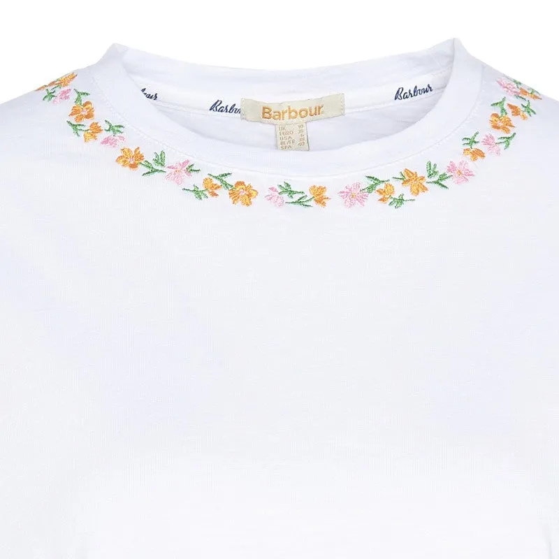 Barbour Longfield Ladies T-Shirt - White