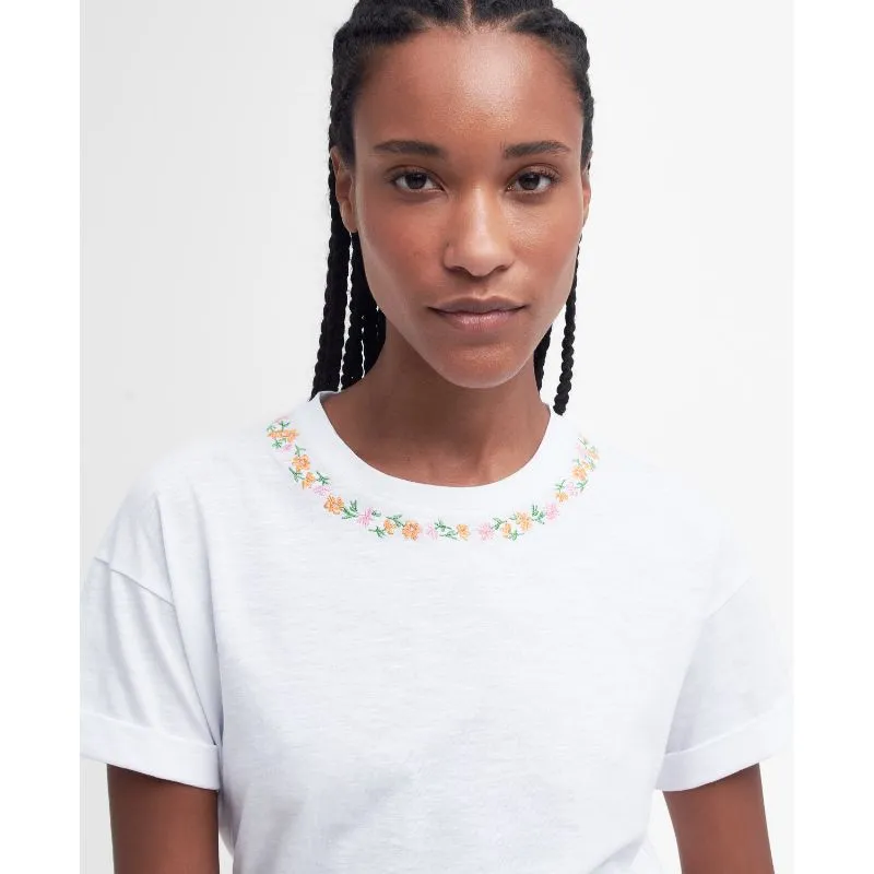 Barbour Longfield Ladies T-Shirt - White