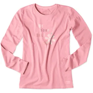 Be Yourself Snowflake L/S Crusher T-Shirt by Life is good