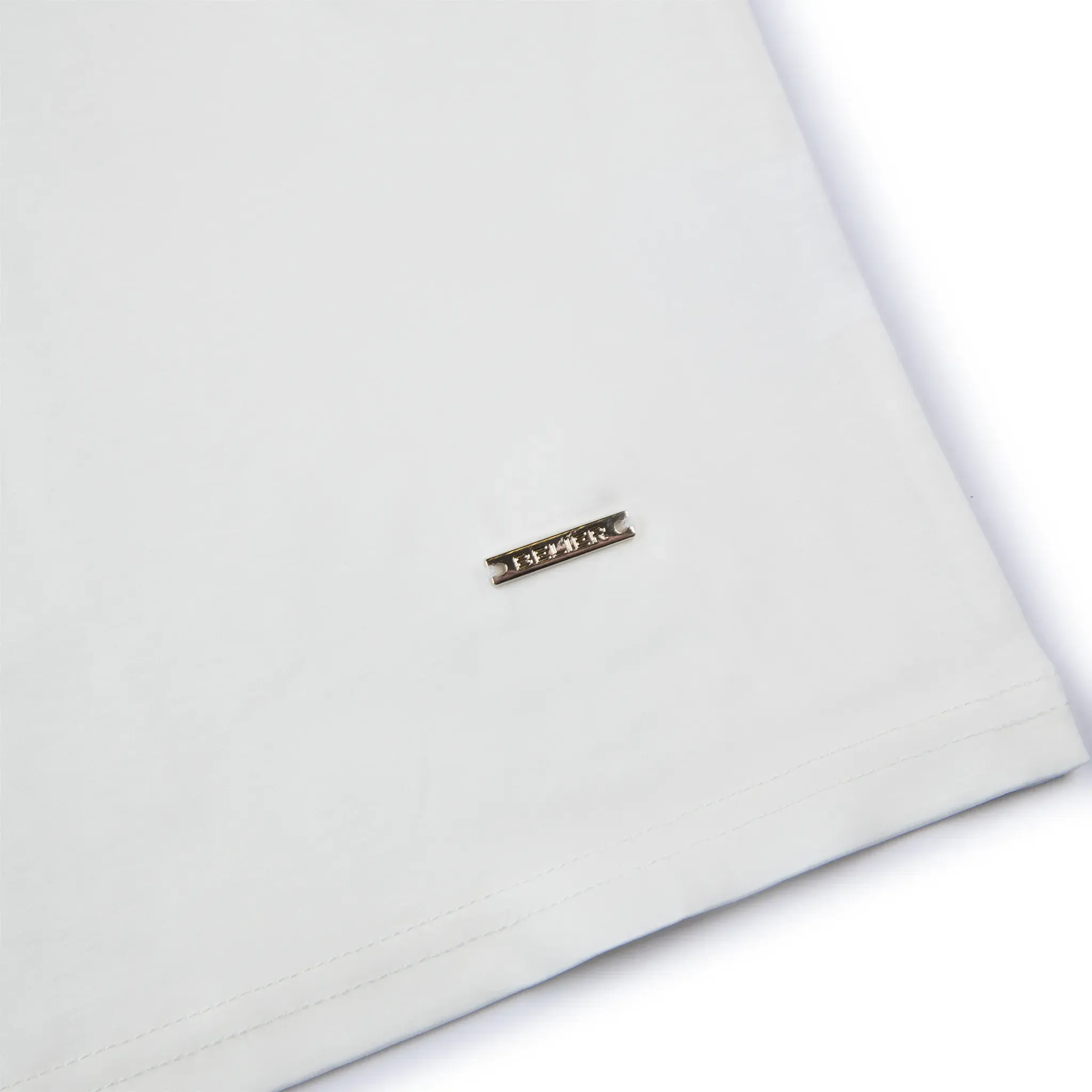 Belier Illusion Print White Light Blue Pocket T Shirt