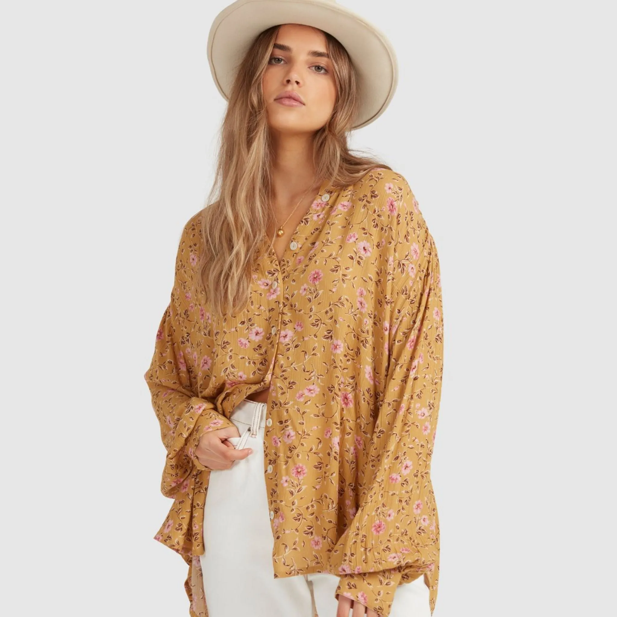 Billabong Sunshine on Eco Blouse