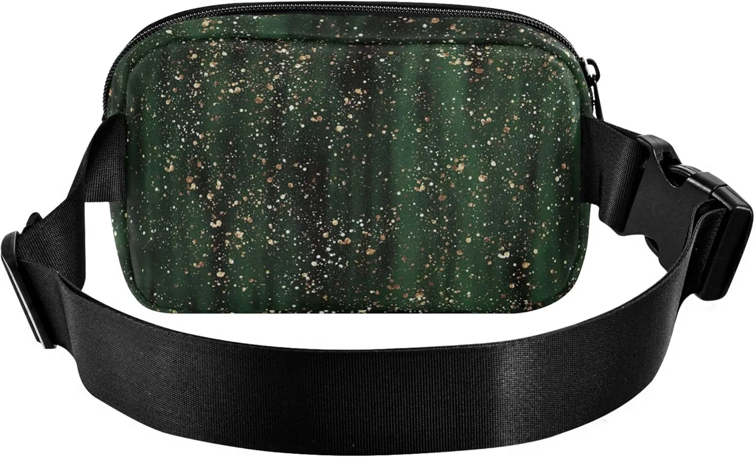 Black Green Gold Womens Fanny Pack Fashion Belt Bag Hip Pack Waterproof Waist Purse for Women