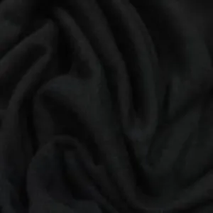 Black Hemp Stretch Jersey Fabric - 240 GSM -$13.70/yd 15 yards