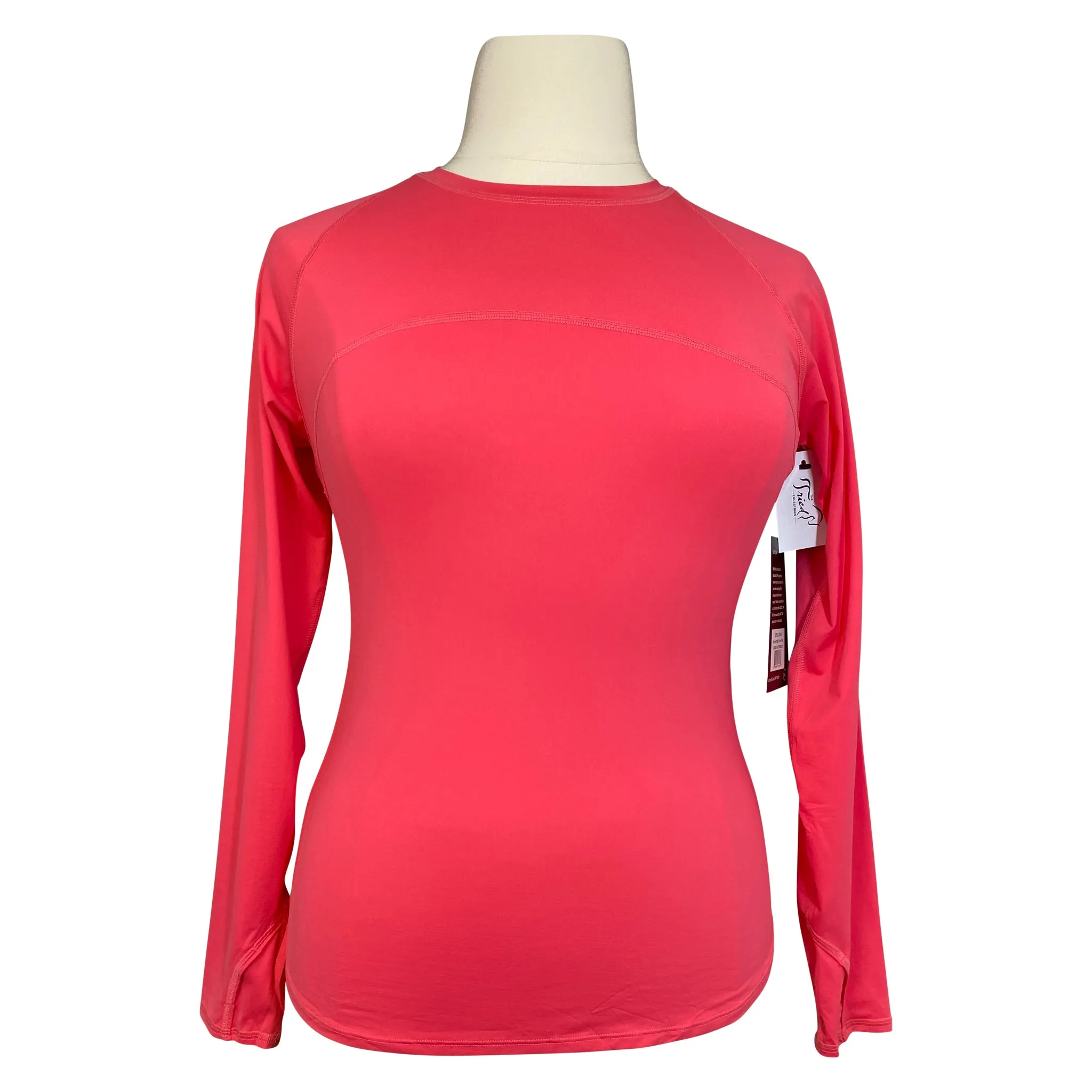BloqUV Drawstring Crew Top  in Watermelon - Women's Small
