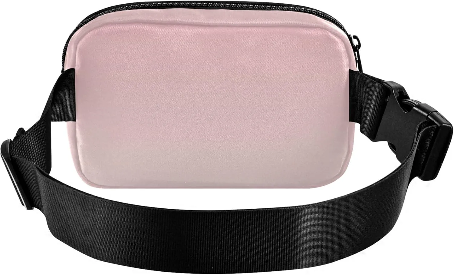Blush Pink Linen Gradient Fanny Packs Women Waterproof Everywhere Belt Bag Cute Travel Waist Pouch