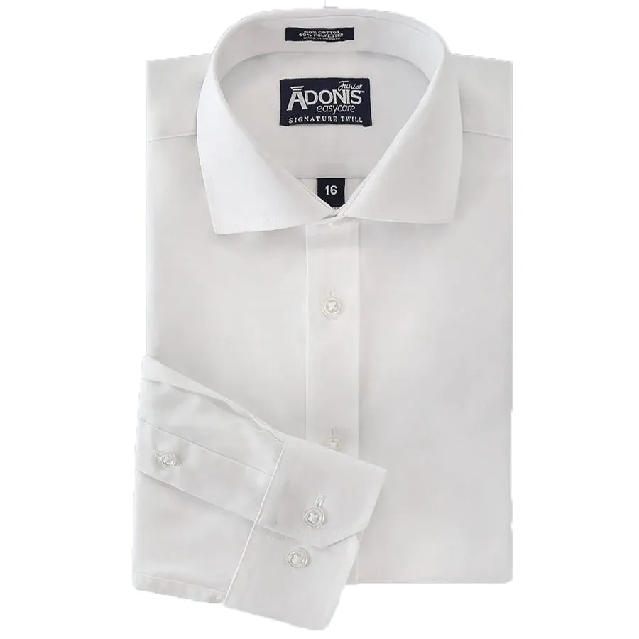 Boys Adonis Signature Twill Husky Shirt