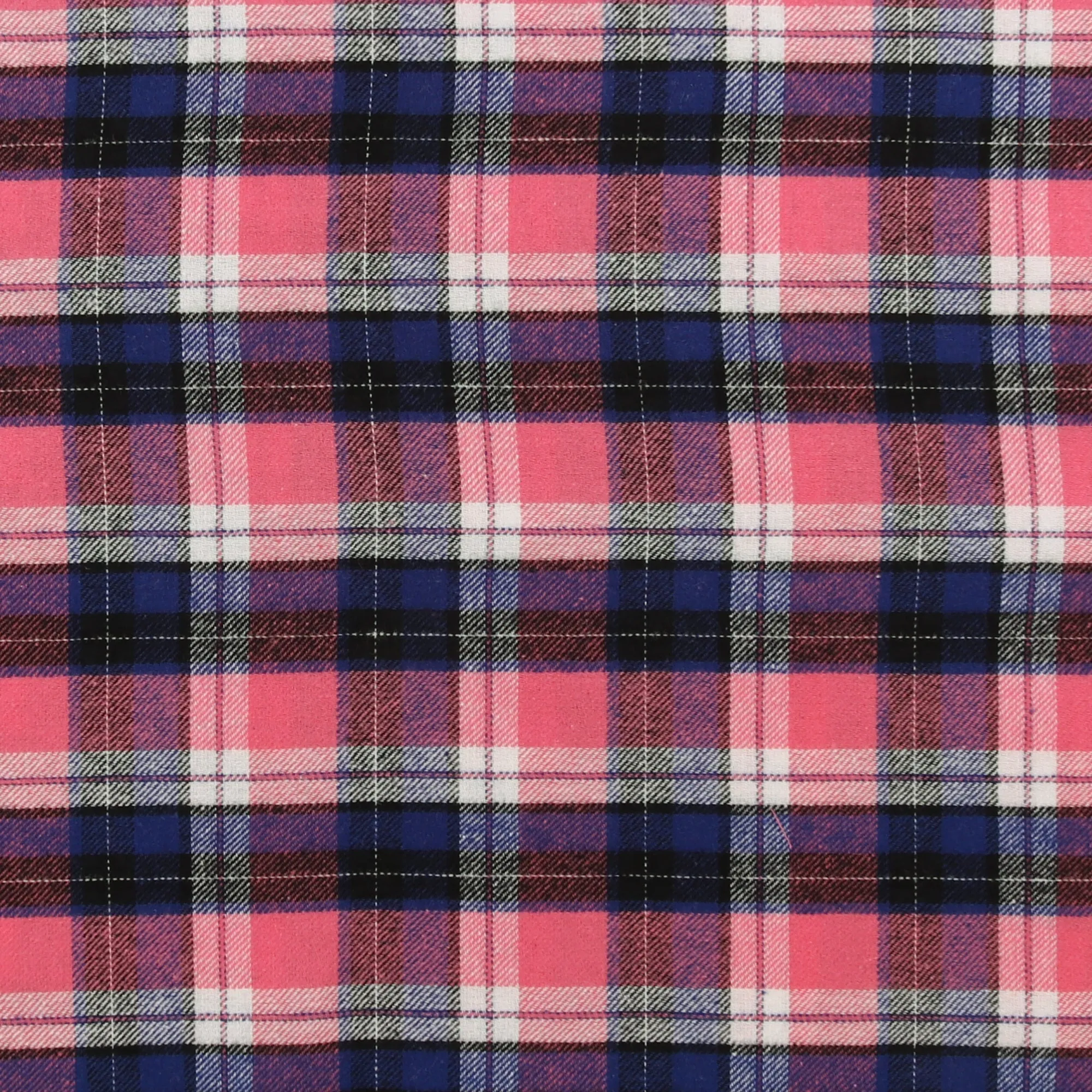 Brushed Cotton Plaid - NOAH - 004 - Pink