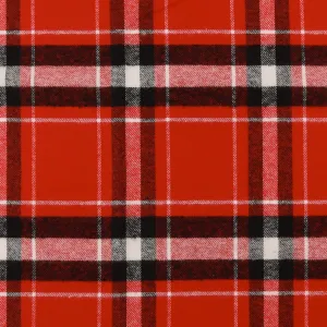Brushed Cotton Plaid - NOAH - 020 - Red