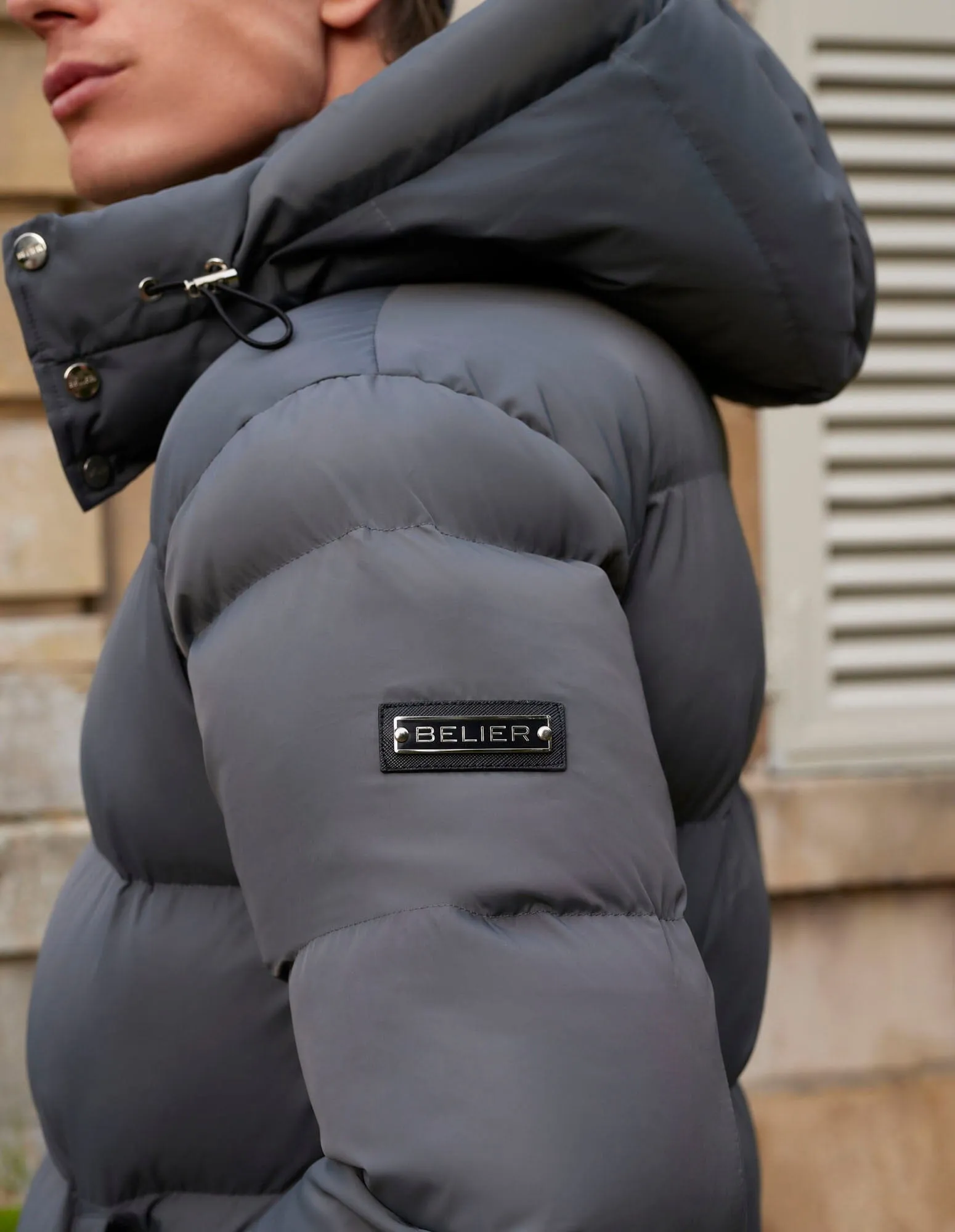 Charcoal Puffer Jacket
