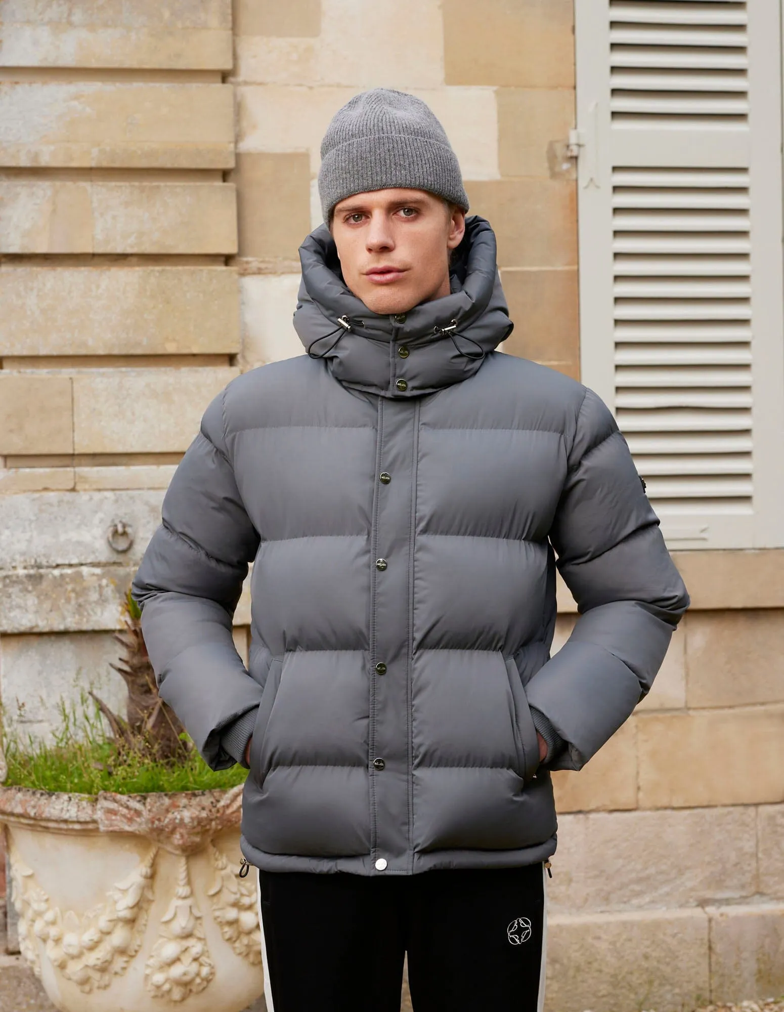 Charcoal Puffer Jacket