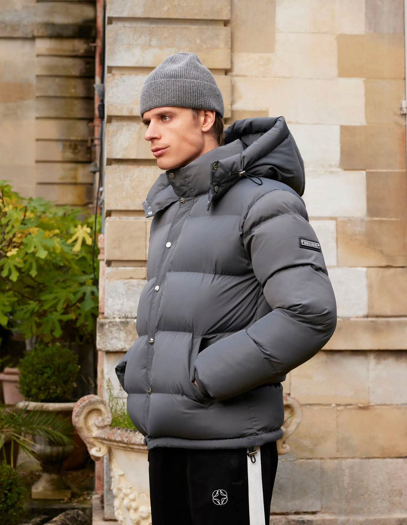 Charcoal Puffer Jacket