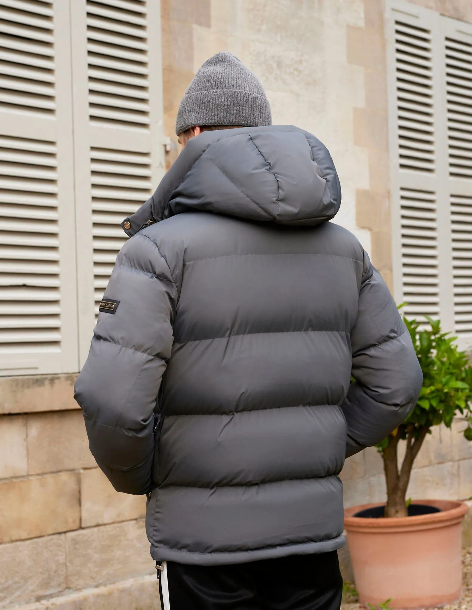Charcoal Puffer Jacket