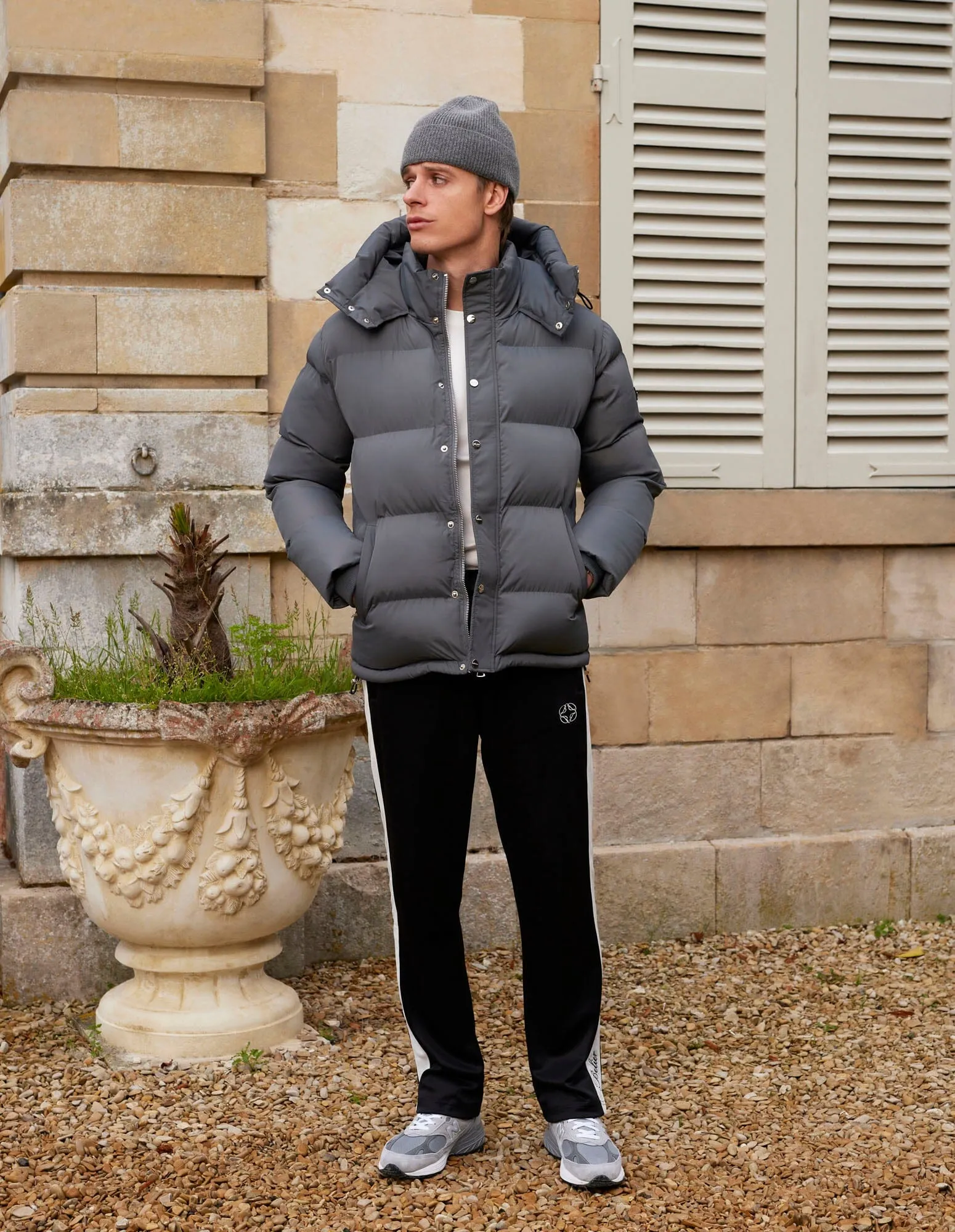 Charcoal Puffer Jacket
