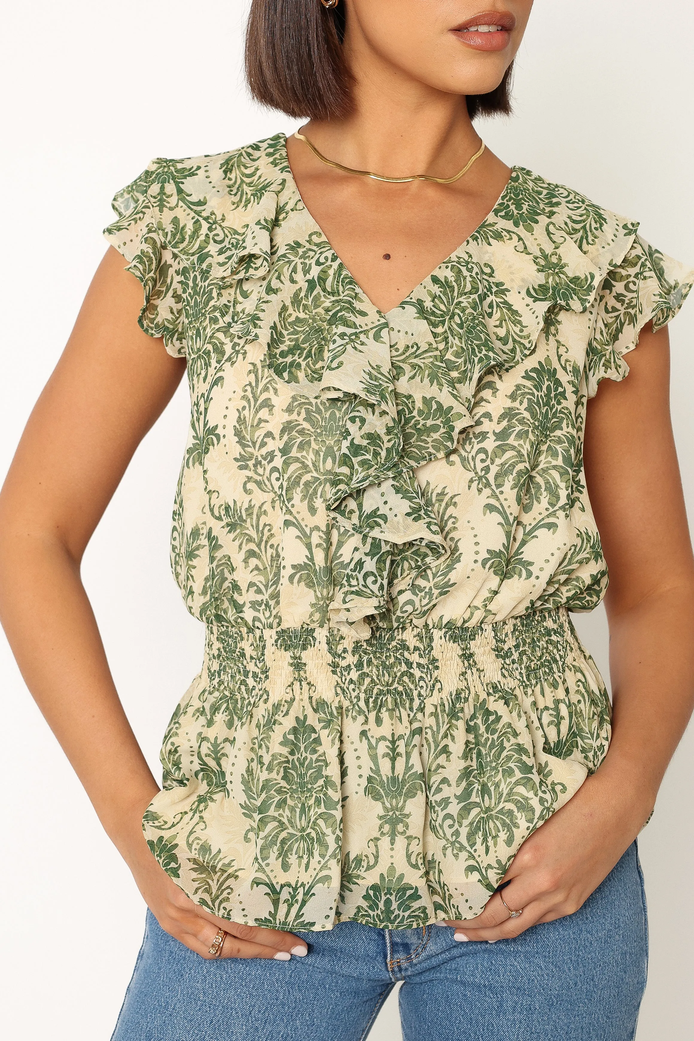 Clair Top - Green