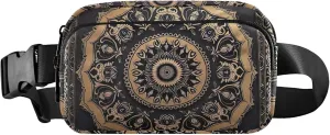 Classical Mandala Floral Print Women Fanny Packs Hip Bag Belt Purse Waterproof Neon Waist Purse for Women