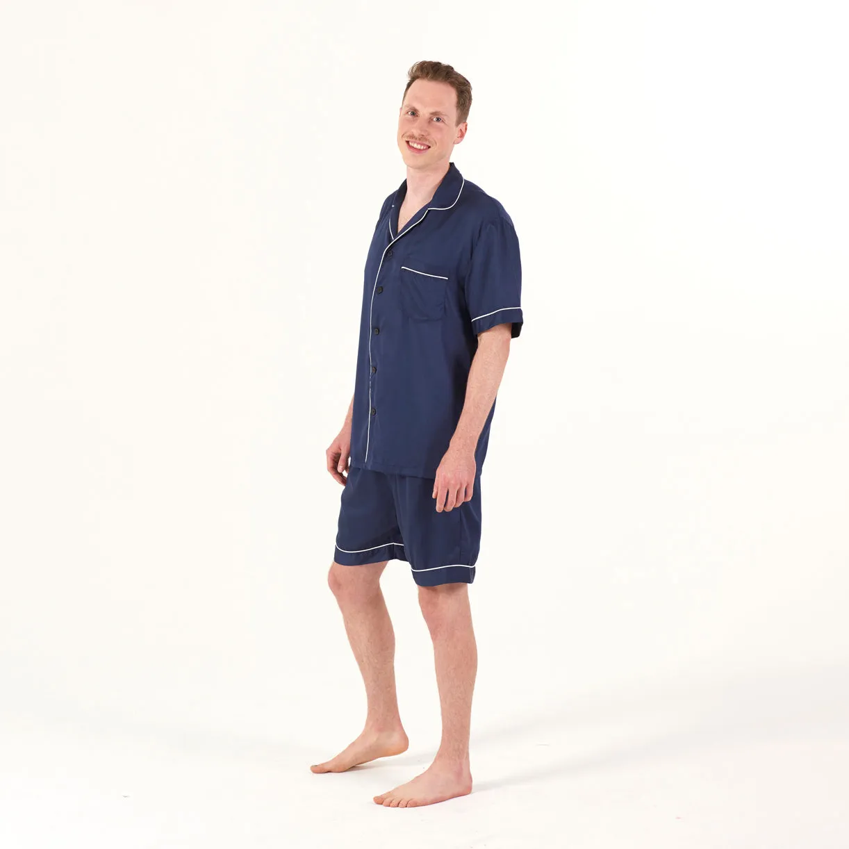 CleanBamboo® Sateen Short Sleeve PJ Shirt