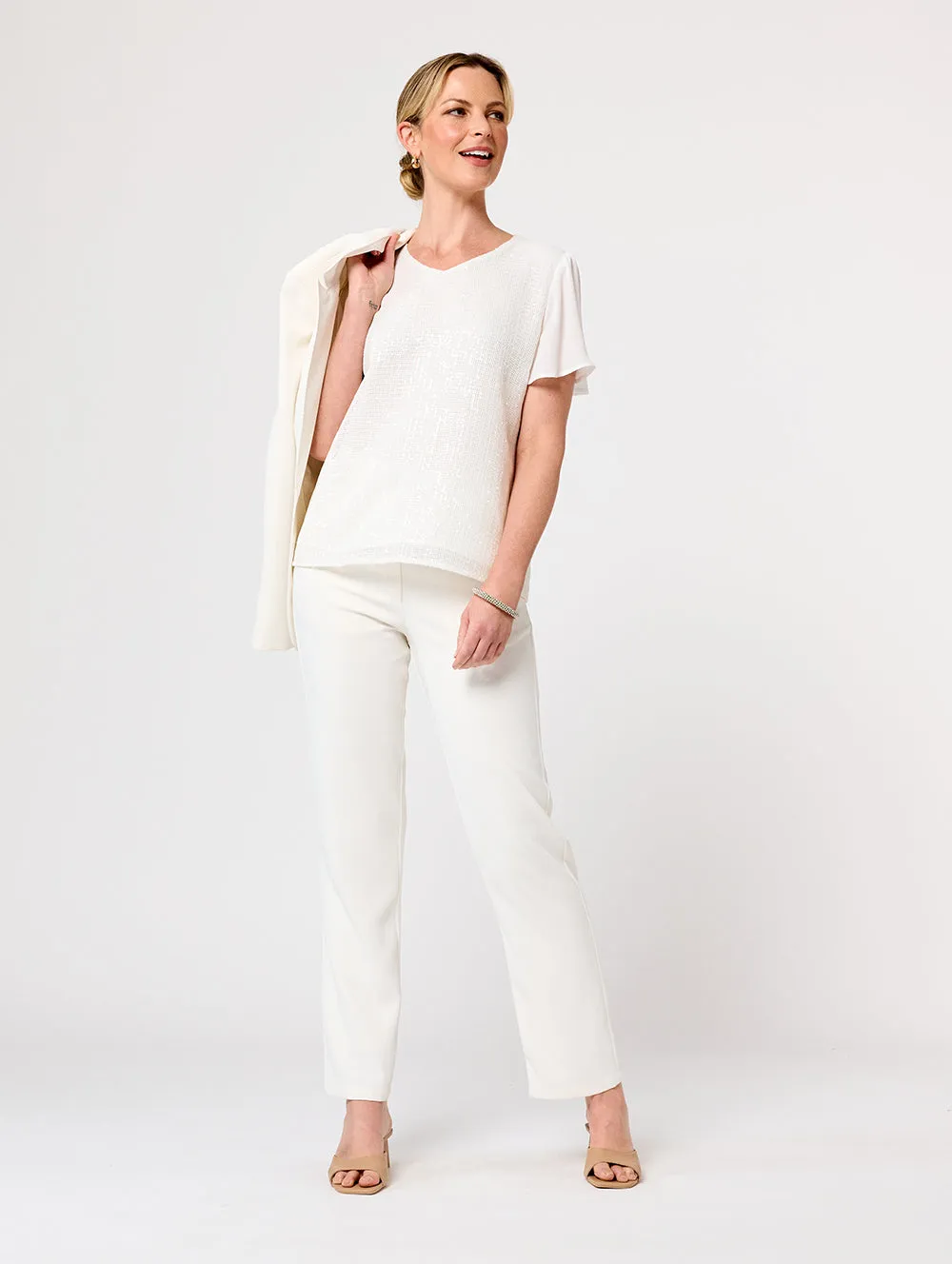 Crepe Luxe Full Length Pant