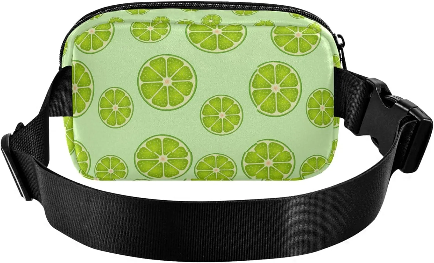 Custom Fruit Lemon Lime Green Waterproof Fanny Packs Women Hip Pack Belt Bag Colorful Travel Waist Pouch