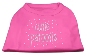 Cutie Patootie Rhinestone Shirts Bright Pink XXXL (20)