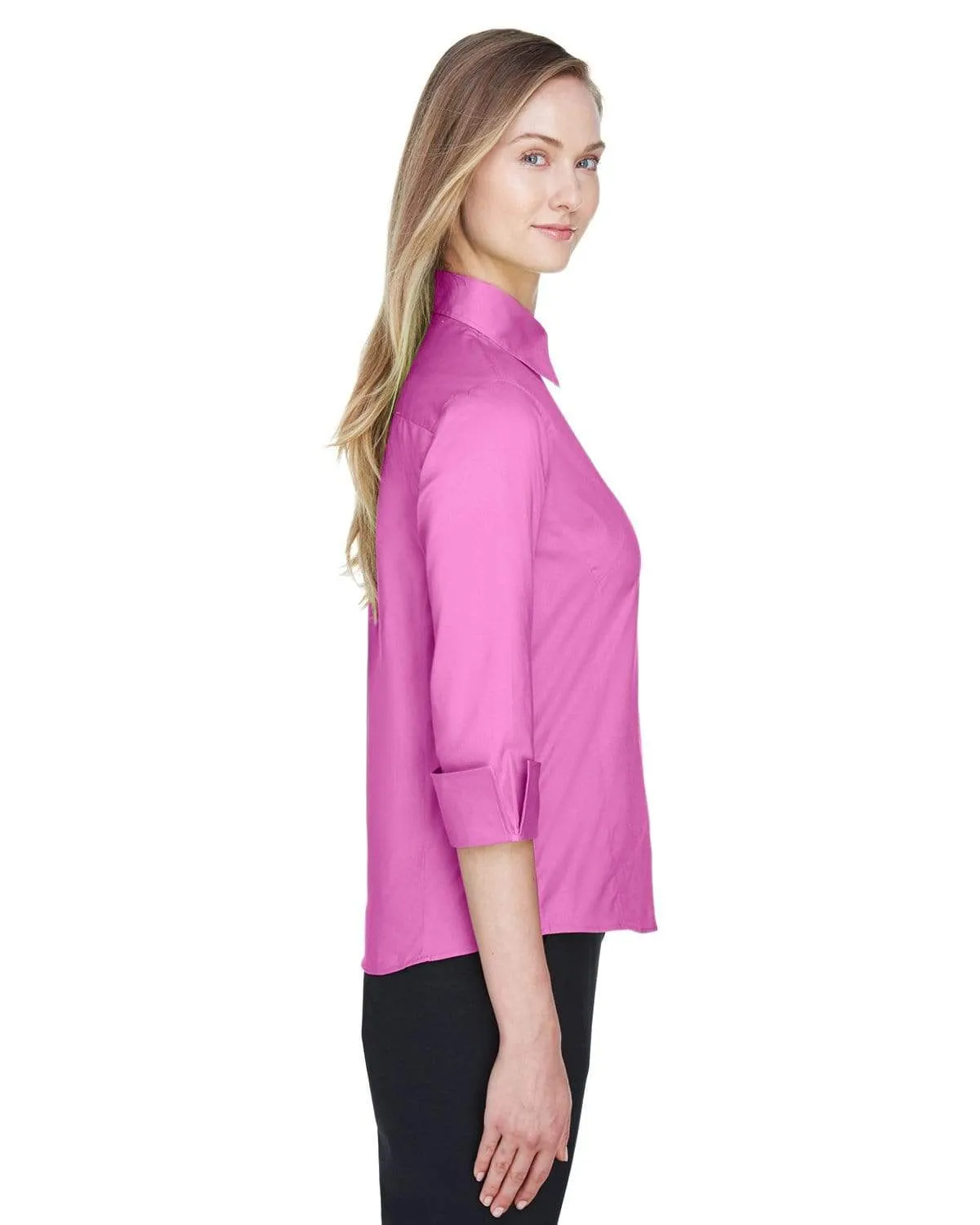 Devon & Jones -Women's Perfect Fit™ 3/4 Sleeve Stretch Poplin Blouse