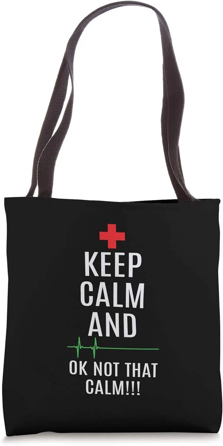 Emergency Room Nurse ICU Medical Doctor E.R. Nursing RN Gift Tote Bag