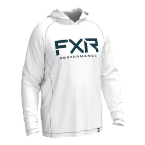 FXR Attack UPF Pullover Hoodie White/Slate