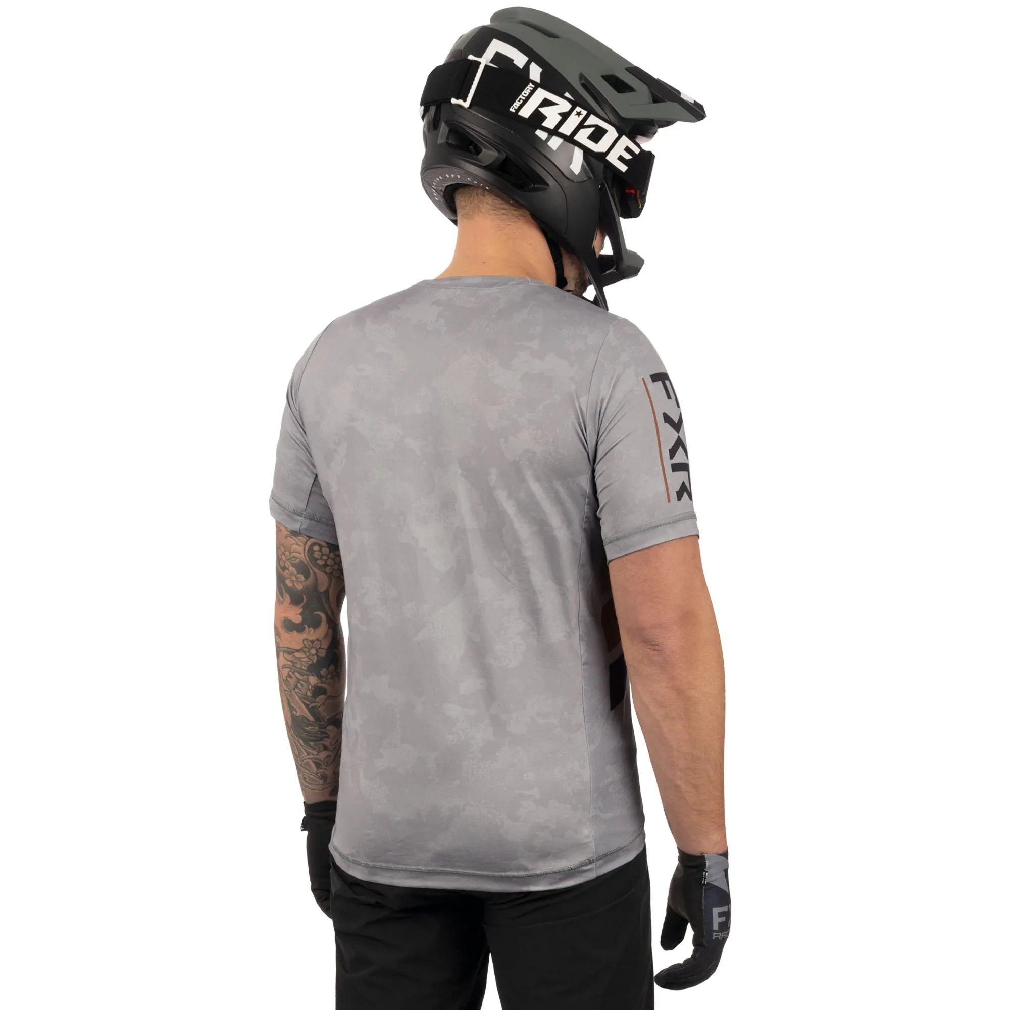 FXR ProFlex UPF Short Sleeve Jersey T-Shirt Grey/Copper