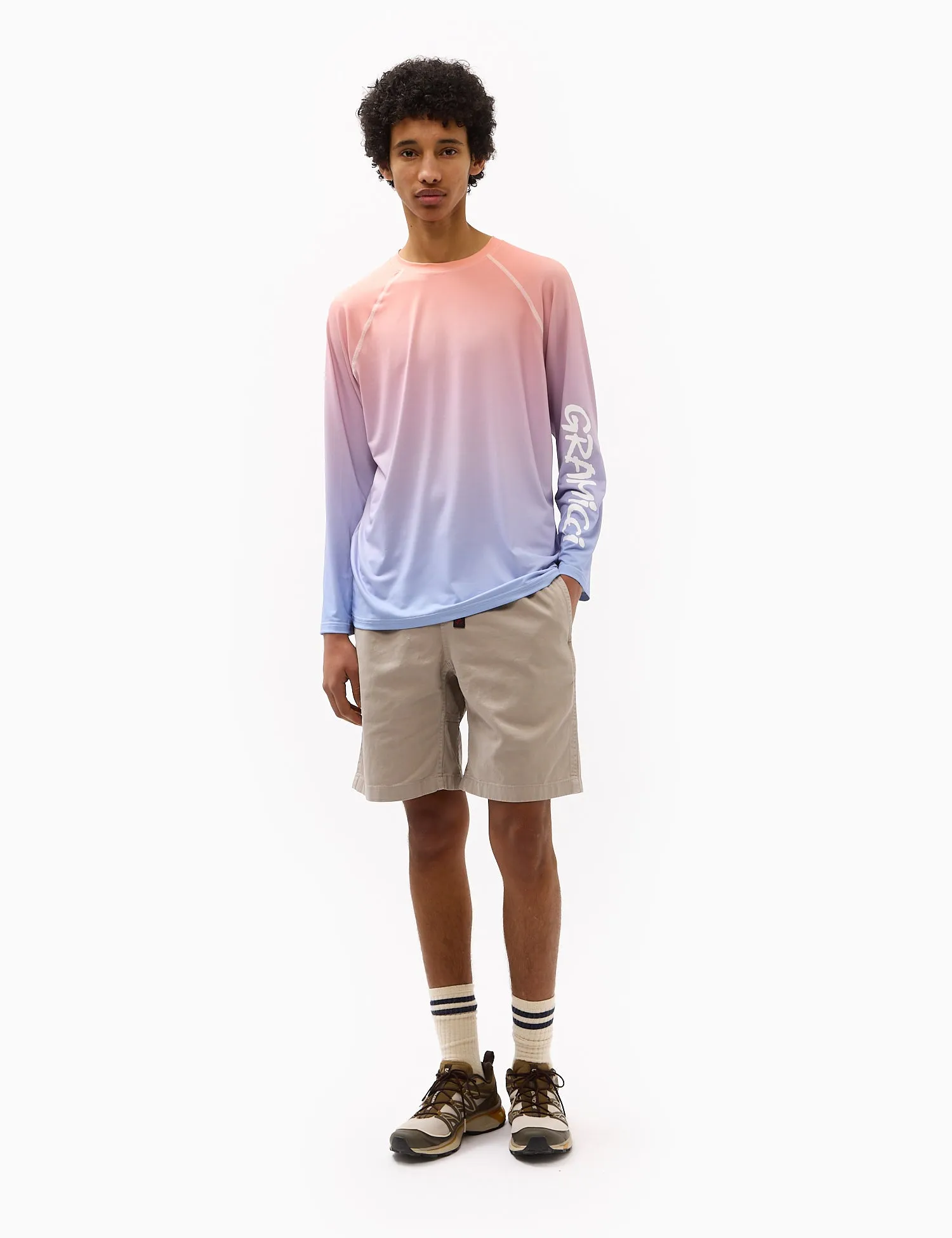 Gramicci UPF-Shield Long Sleeve Top - Graduation Blue