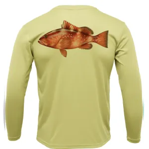 Grouper Long Sleeve UPF 50  Dry-Fit Shirt