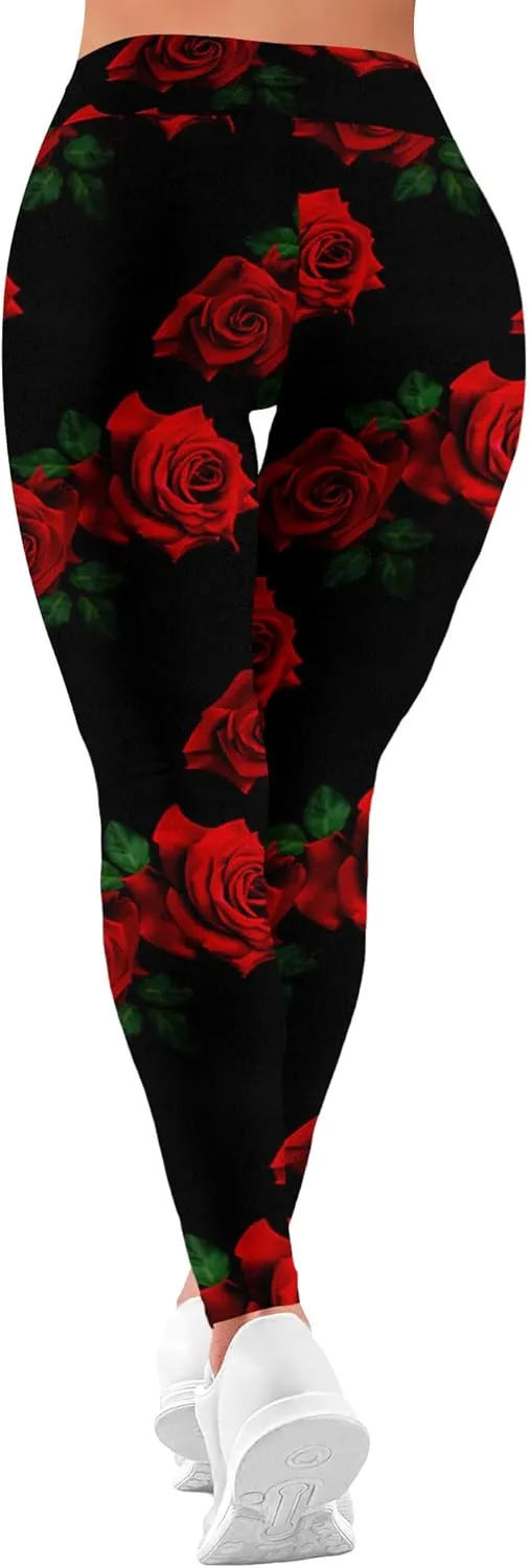 High Waisted Funny Printed Leggings for Women Womens Yoga Pants