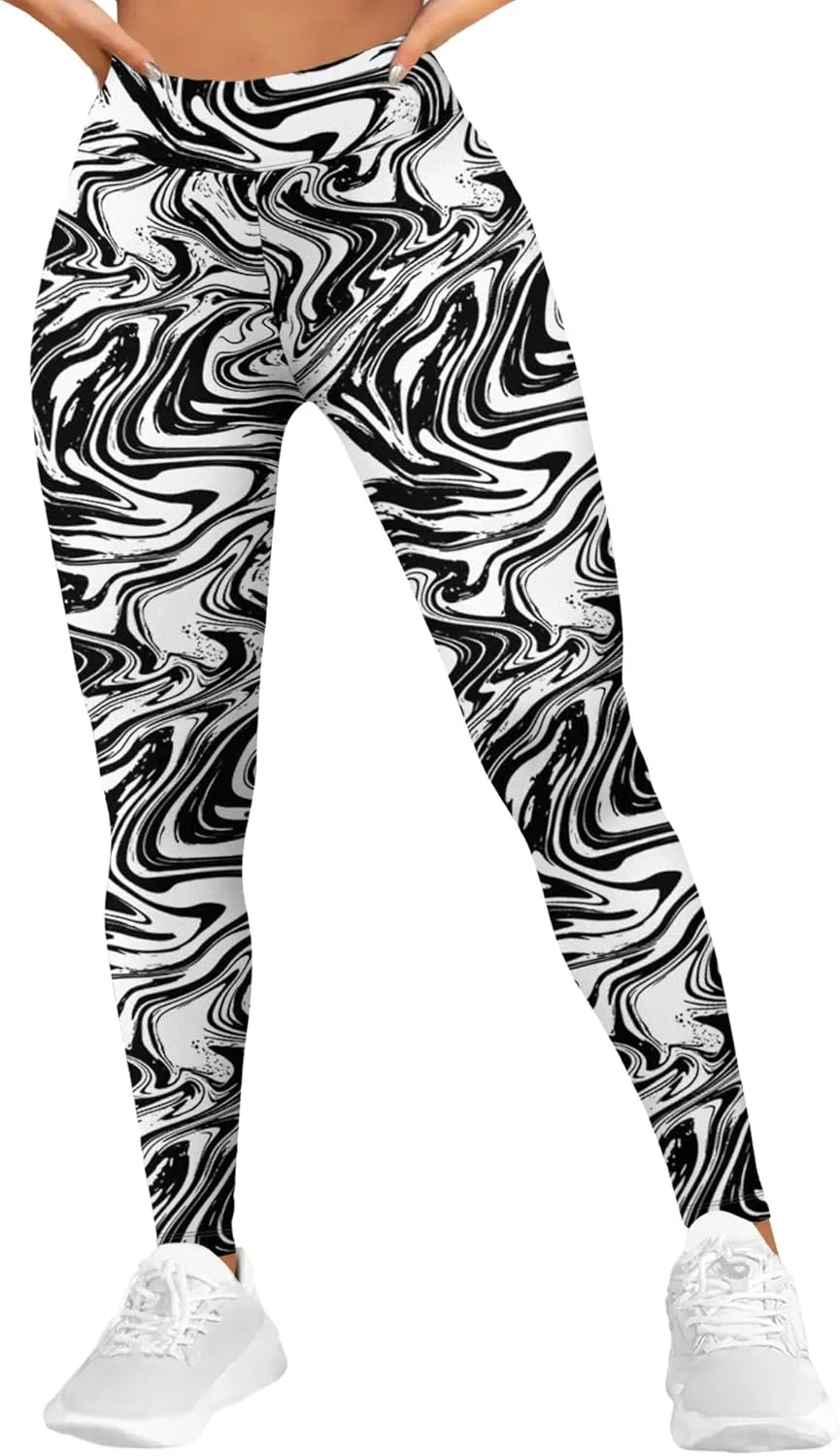 High Waisted Funny Printed Leggings for Women Womens Yoga Pants