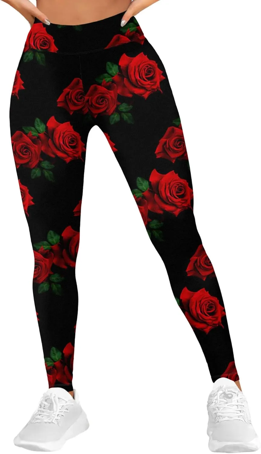 High Waisted Funny Printed Leggings for Women Womens Yoga Pants