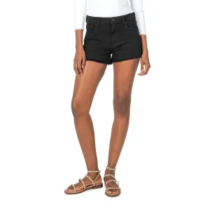 Kut From The Kloth Jane High Rise Long Short With Fray Hem