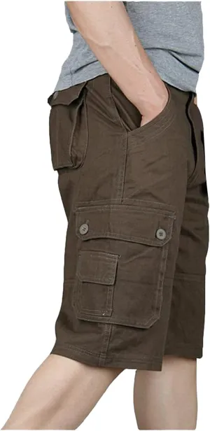 LCMTWX Shorts for Men Leisure Overalls Summer Men's and Color Pants with Multi-Pocket Men's Pants Mens Stretch Shorts Men
