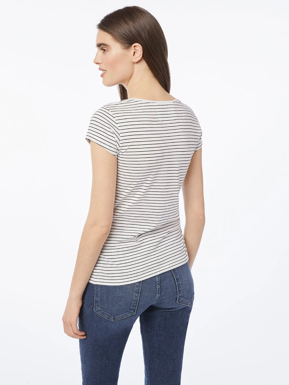 Le Mid Rise Scoop -- Blanc Multi