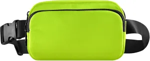 Lemon Green Light Lime Gradient Fanny Packs Women Hip Pouch Belt Bag Waterproof Hiking Waist Bag for Women