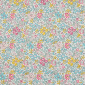 LIBERTY of PARIS Printed Cotton - Back Yard - Aqua