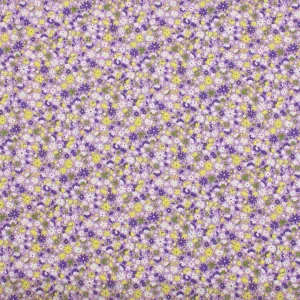 LIBERTY of PARIS Printed Cotton - Small Bouquet - Mauve