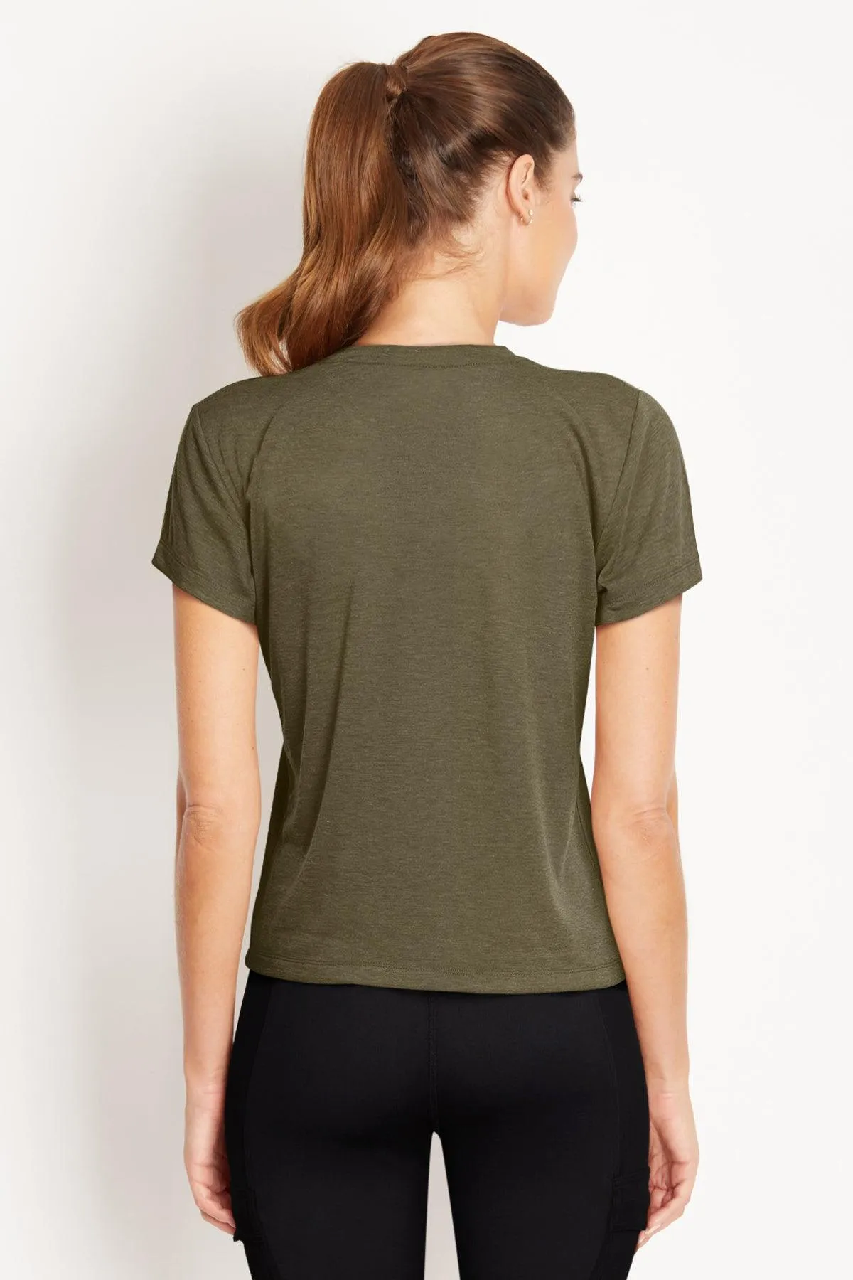Marika Women’s Willow Tee Heather Dusty Olive