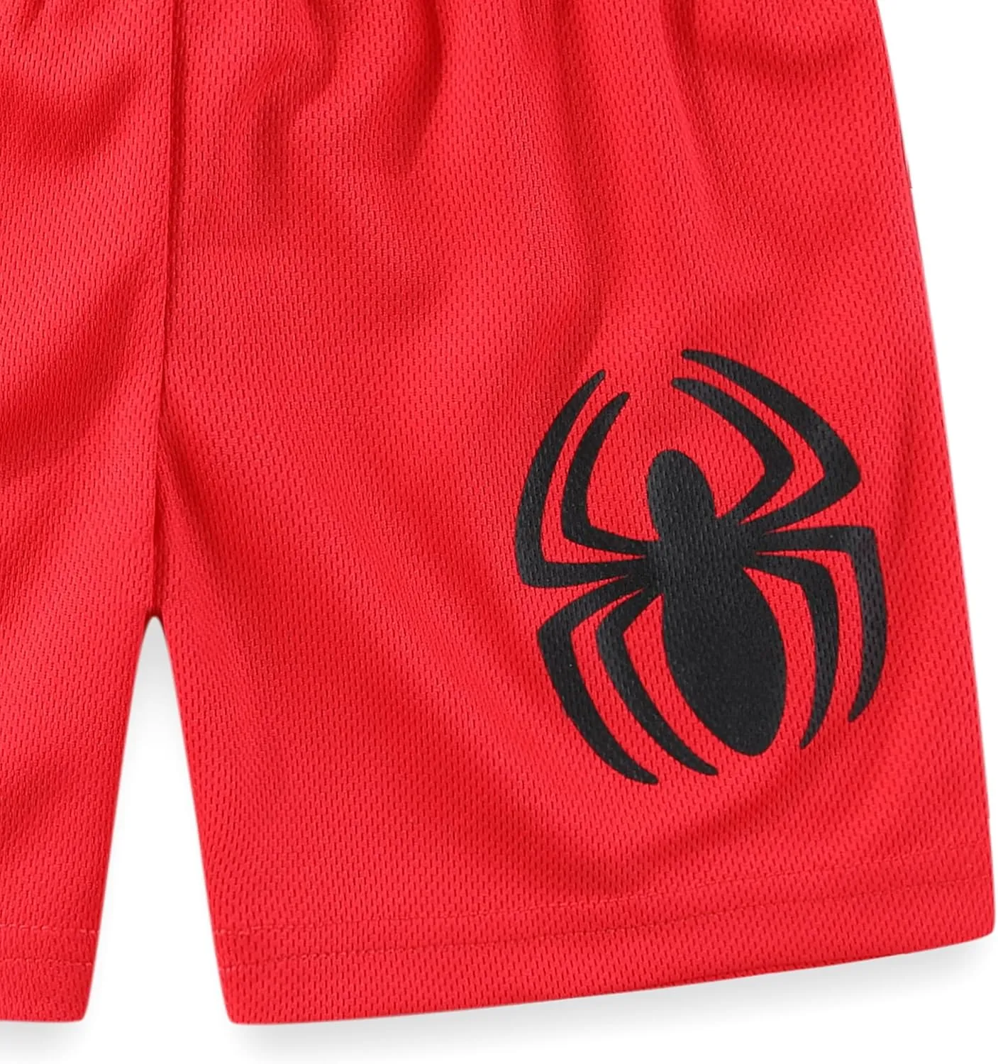 Marvel Spider-Man Boys 4 Piece Mix and Match T-shirts and Shorts Set for Toddlers
