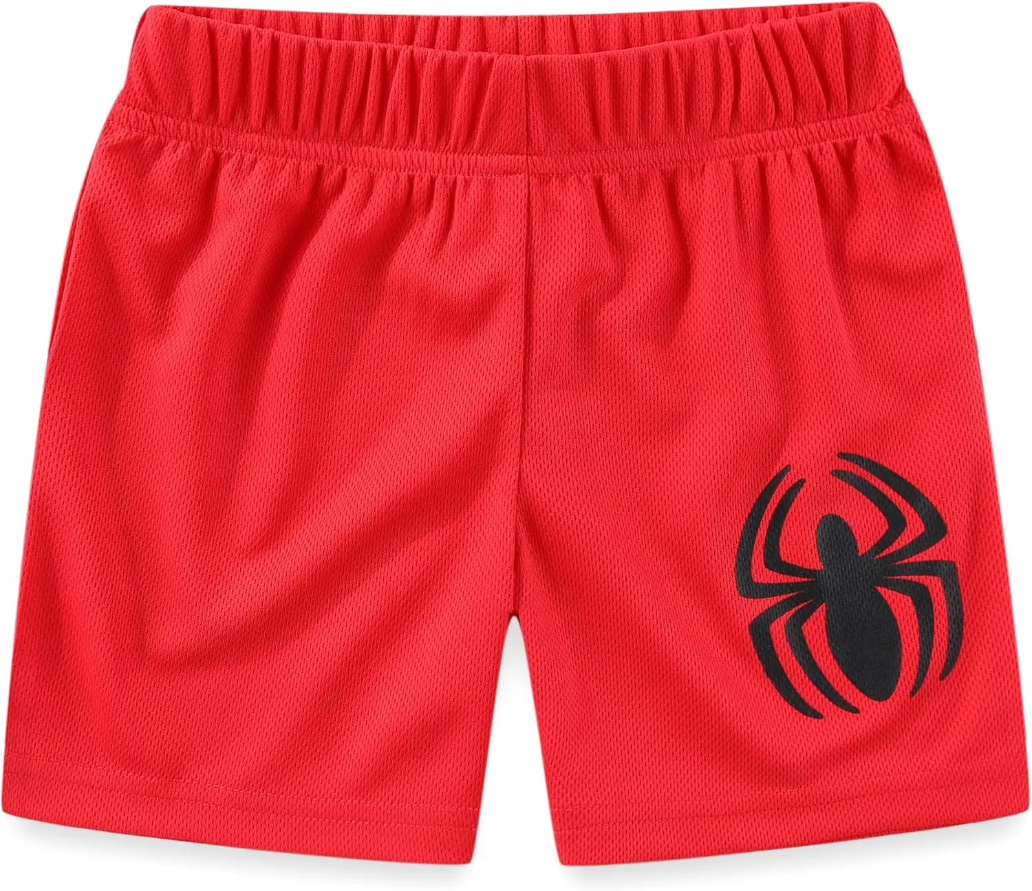 Marvel Spider-Man Boys 4 Piece Mix and Match T-shirts and Shorts Set for Toddlers