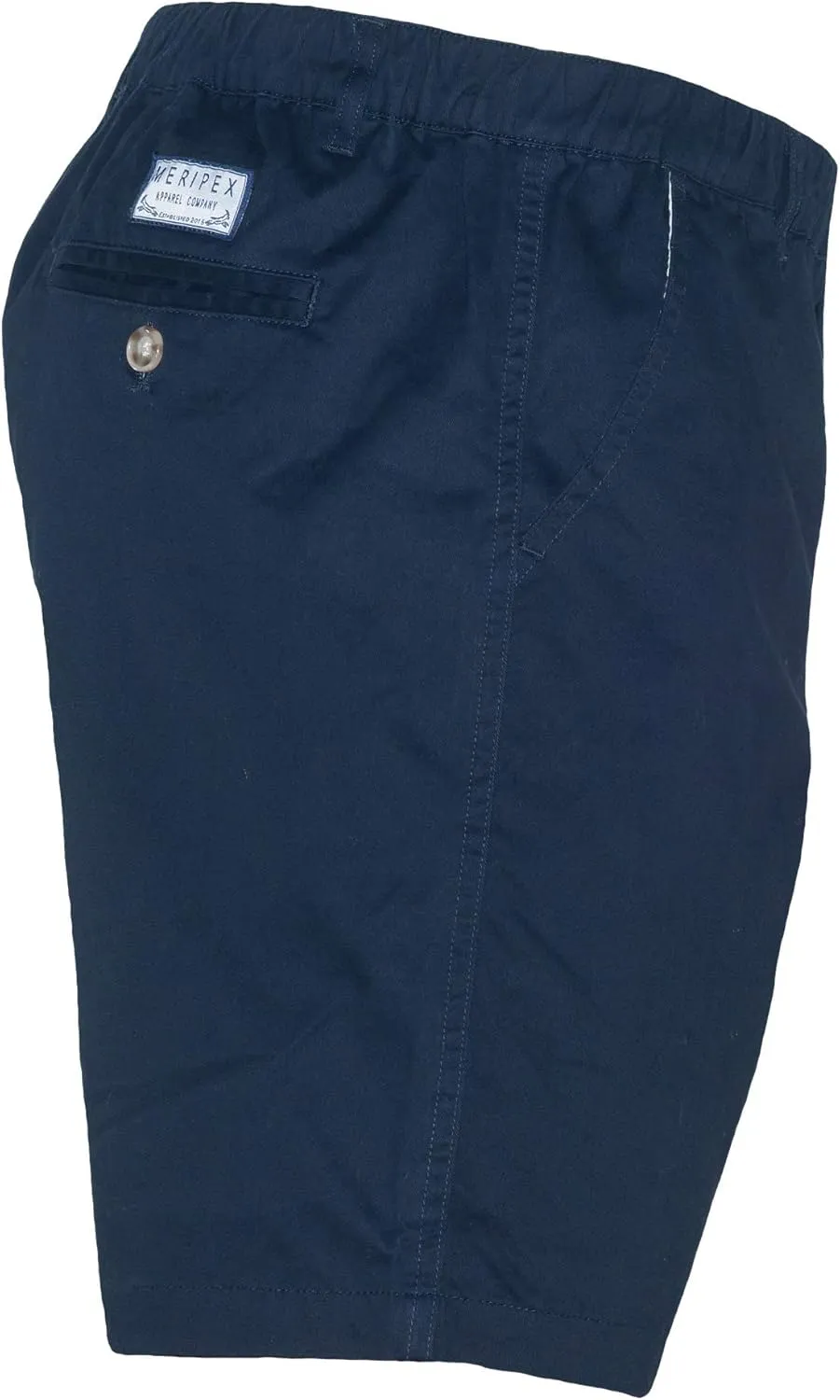 Men's 7" Inseam Elastic-Waist Casual Short Shorts 4-Way Stretch
