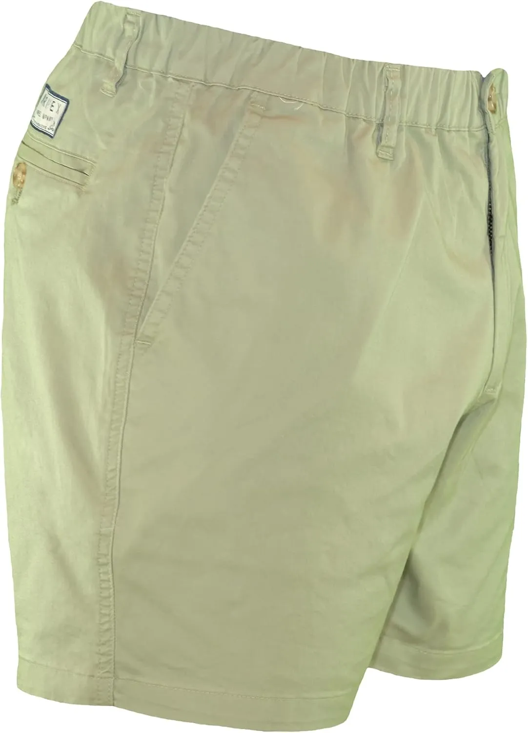 Men's 7" Inseam Elastic-Waist Casual Short Shorts 4-Way Stretch