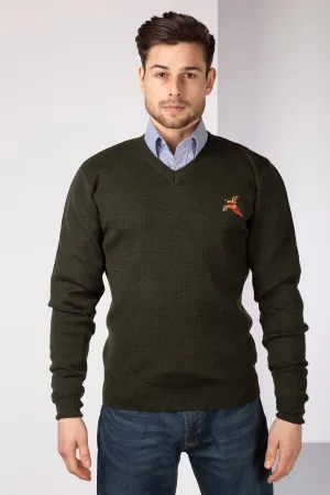 Men's Wykeham Pheasant V Neck Shooting Jumper